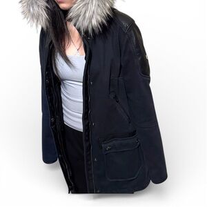 Spyder Helix Faux Fur Ski Parka Jacket